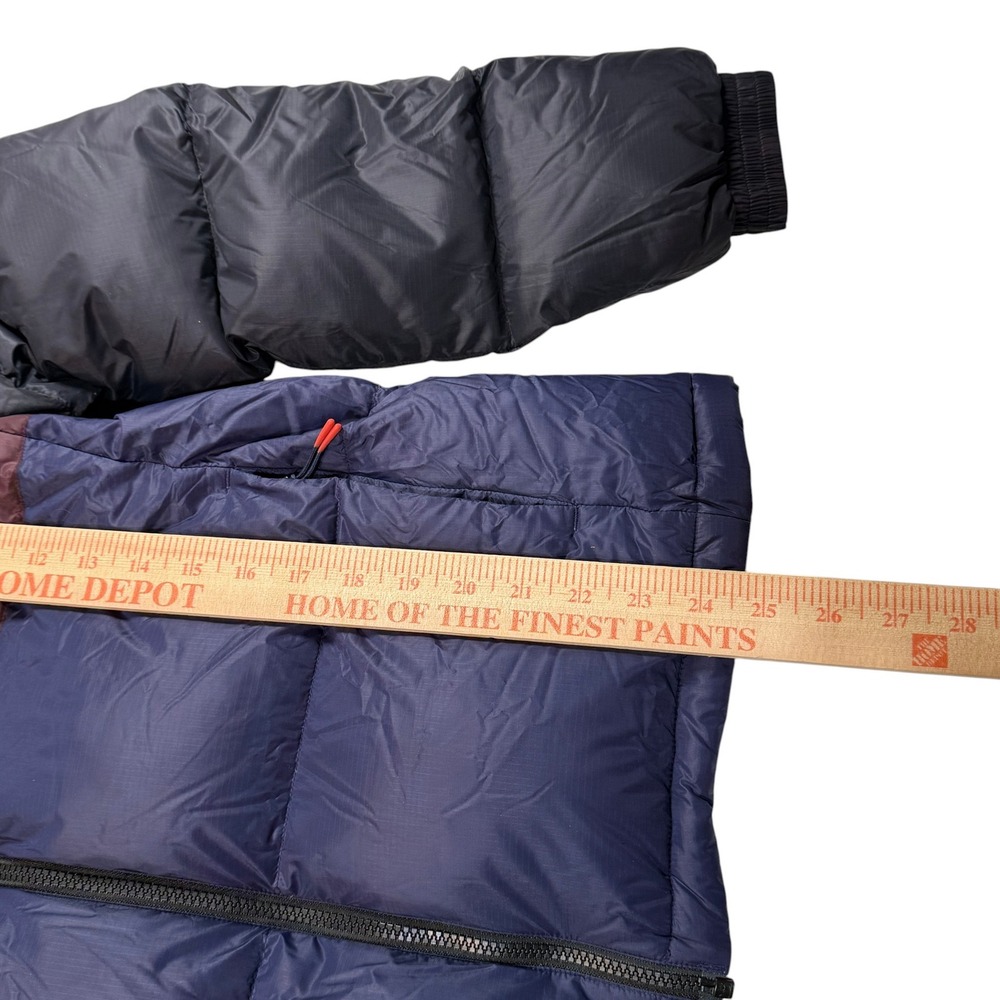 Cotopaxi Solazo Hooded Down Jacket Womens Small Black Maroon Navy Blue Puffer - Picture 6 of 13